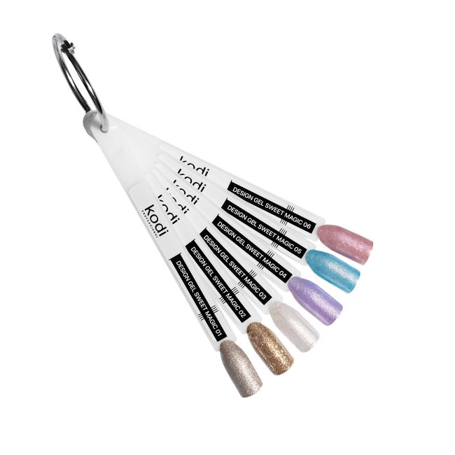 Palette of Design gel Sweet Magic, (6 tips)